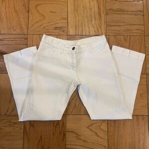 Bright White Cropped Jeans